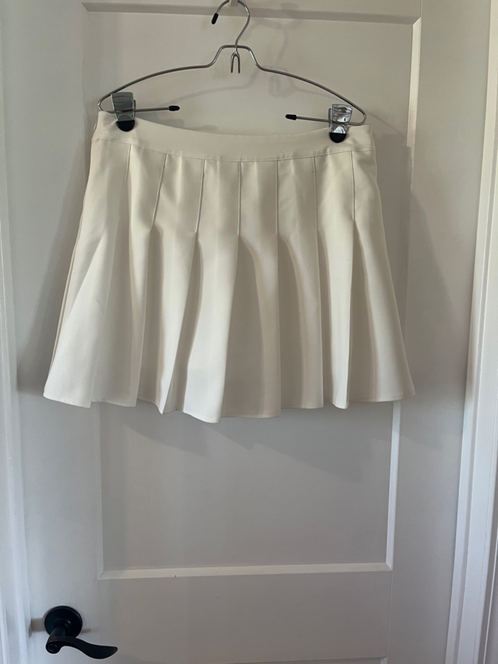 Pleated Circle Skirt - Cream